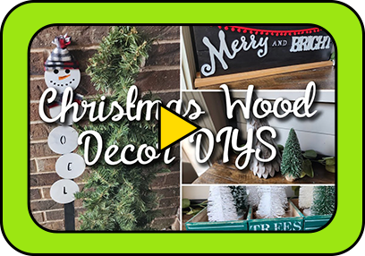 DIY Christmas Wood Decor Using Acrylic Paint Set & Markers