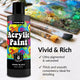 Load image into Gallery viewer, Art & Craft Paint - 8oz Acrylic Paint White & Black