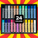 Load image into Gallery viewer, Chalk - Soft Chalk Pastels 24 Pc