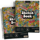 Load image into Gallery viewer, 2 Pack Sketch Books