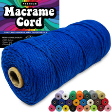 100% Cotton Macrame 3mm Cord