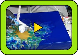 Pour Paint Review with Airbrush Technique