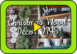 DIY Christmas Wood Decor Using Acrylic Paint Set & Markers