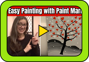 Valentines DIY Craft Using Acrylic Paint Markers