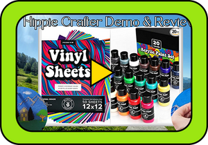 Acrylic Paint Set & Vinyl Sheets Video Review