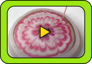 Pink Flower Trinket Dish Using Epoxy