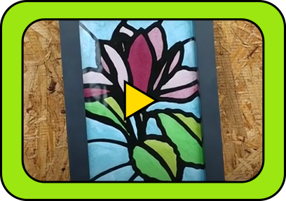 Stained Glass Effect using Epoxy & Mica Powders