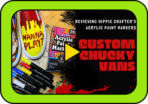 Painting Chucky Vans With Acrylic Paint Markers