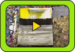 Black Canvas Review Creating A Scraped Painting