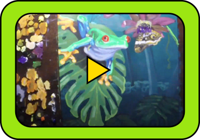Frog Painting with Acrylic Paint Set
