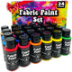 Load image into Gallery viewer, Fabric Paint Set 24 Colors
