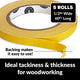 Load image into Gallery viewer, 5Pk Double Sided Woodworking Tape 1/2&quot;
