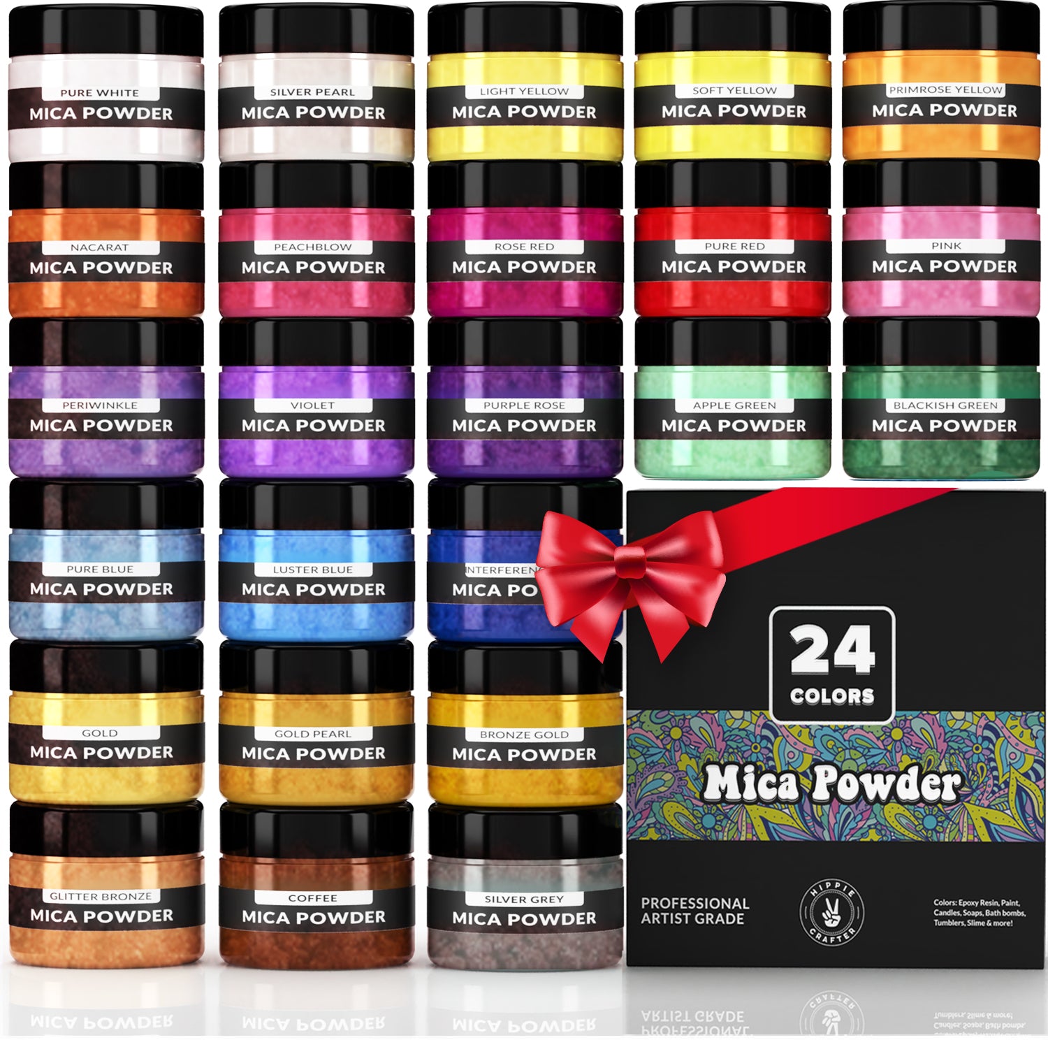 Mica Powder Pigment “AKI White” (25g) Multipurpose DIY Arts and