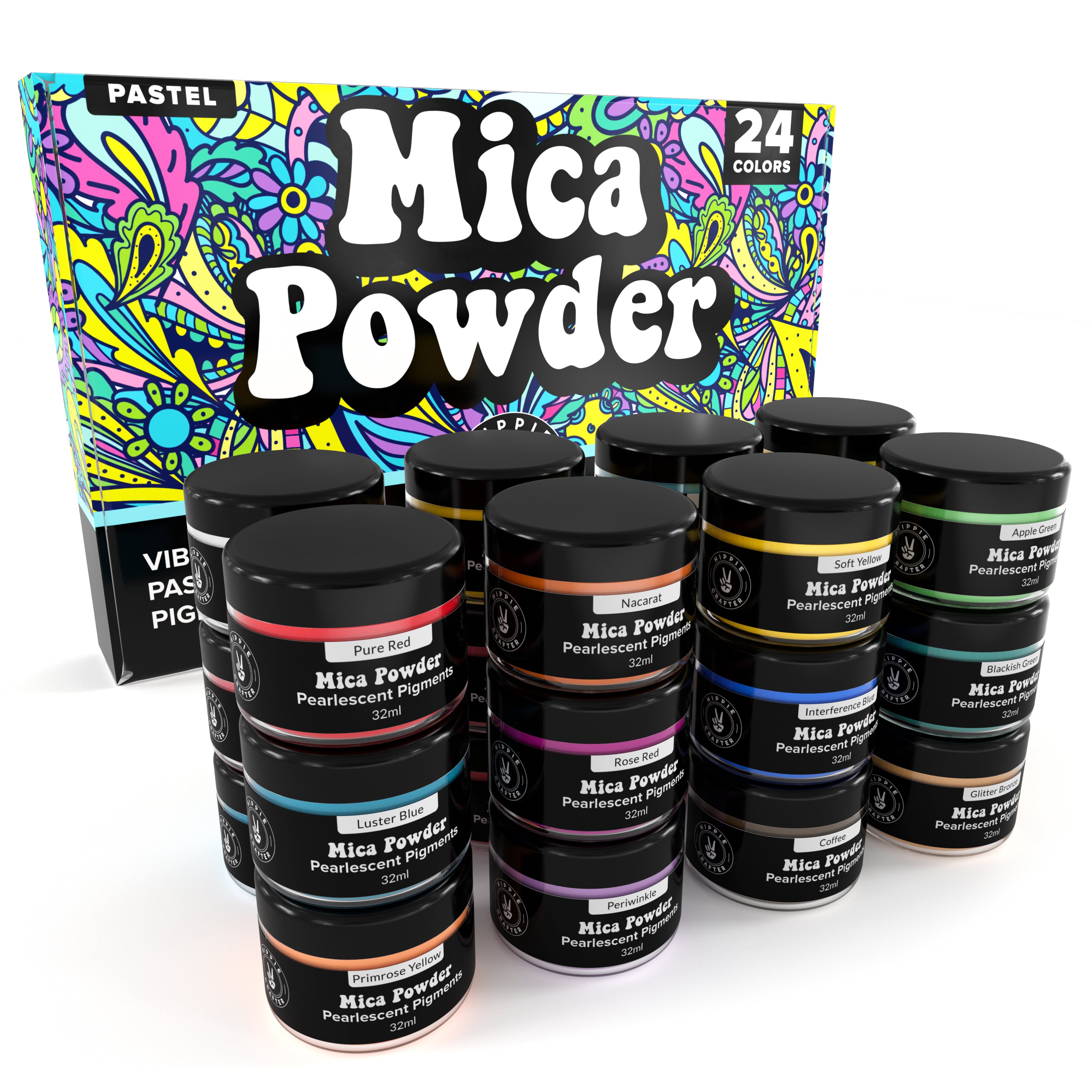 Mica Powder: Uses in Art and Epoxy Resin – Hippie Crafter