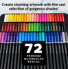 72 Water Color Pencil Set