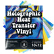 Load image into Gallery viewer, Art &amp; Crafting Materials - Holographic Heat Transfer Vinyl
