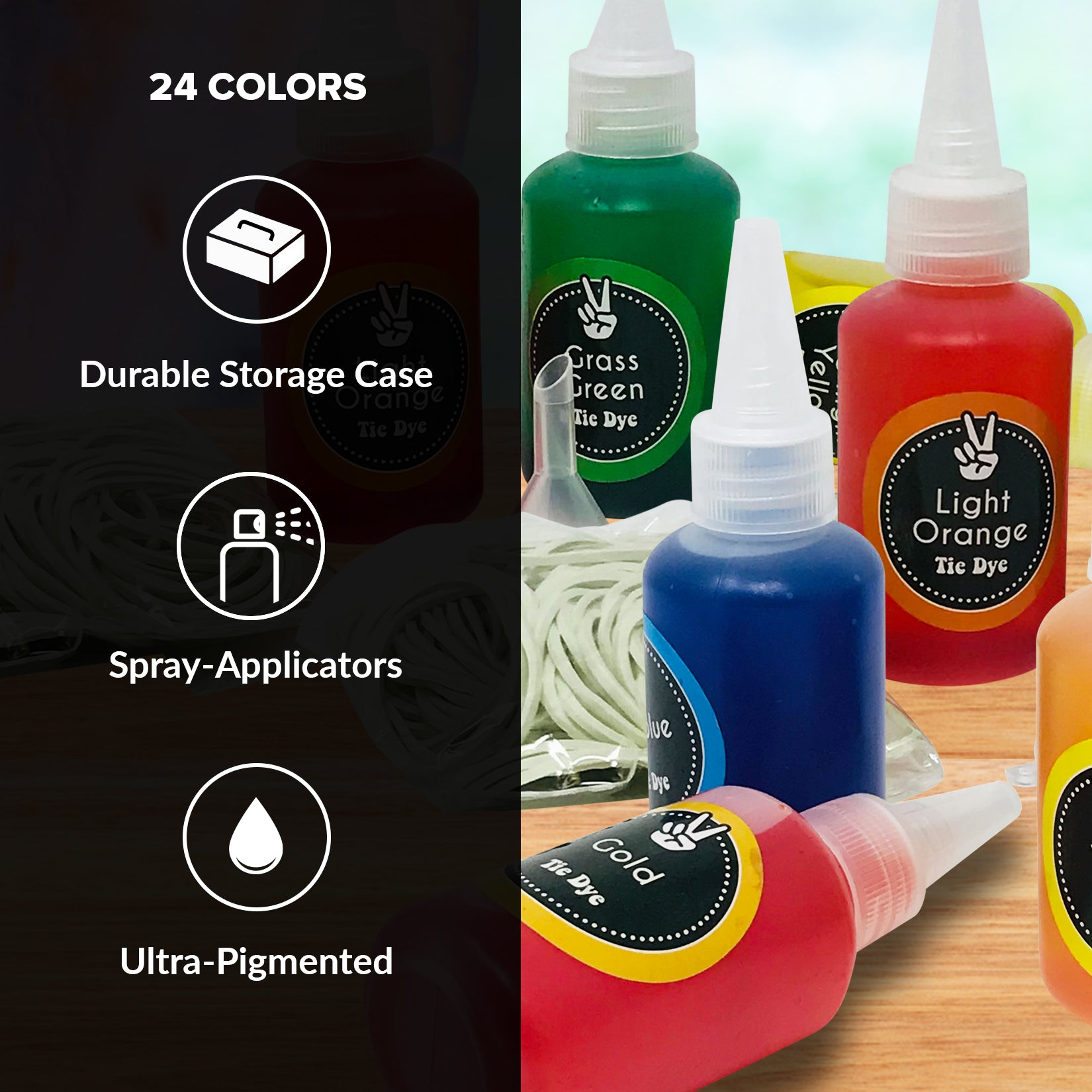 Art & Crafting Materials - Premium Tie Dye Kit