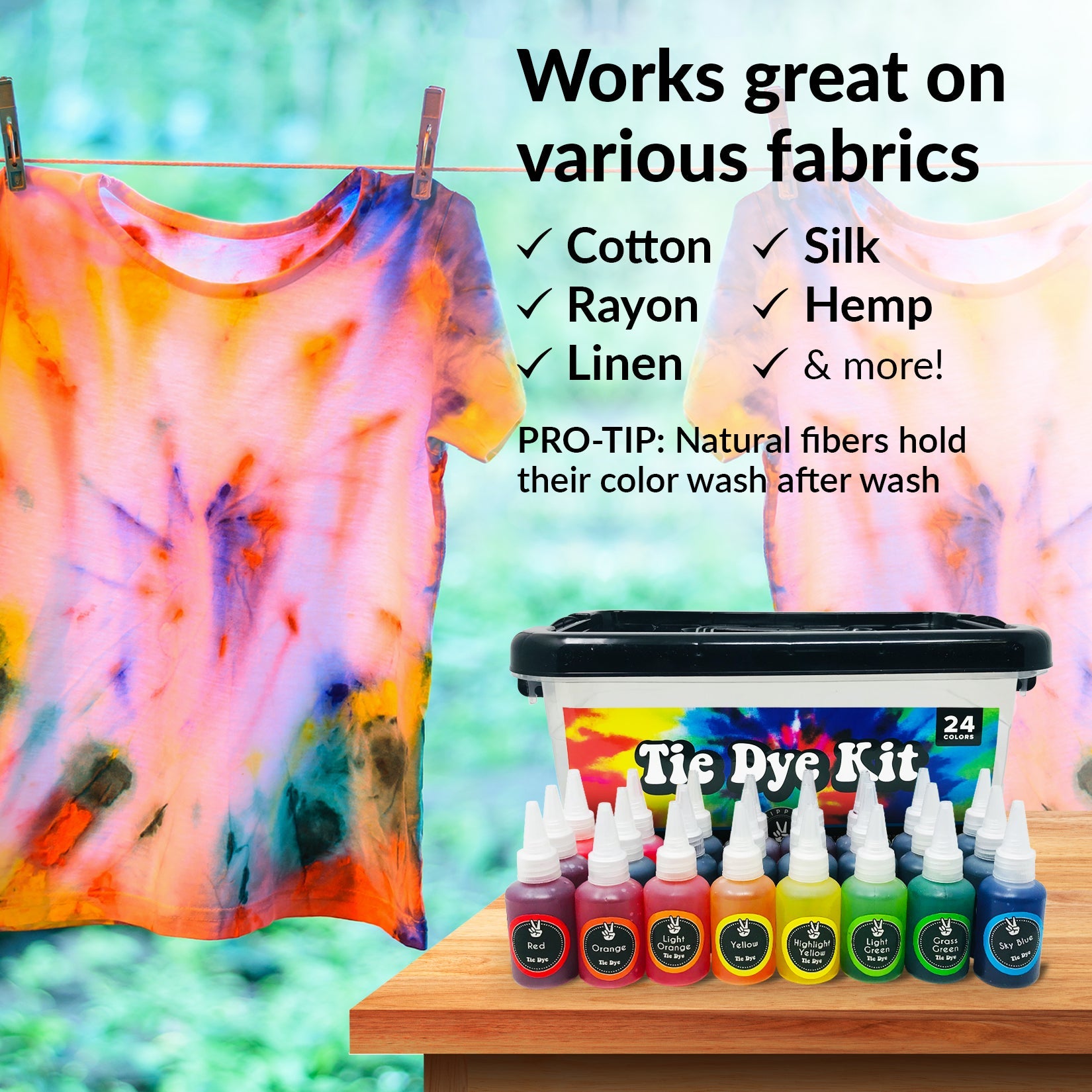 Art & Crafting Materials - Premium Tie Dye Kit