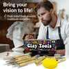 Art & Crafting Tools - Clay Tools Set 45 Pieces