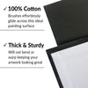 20 Pk Black Canvas Boards