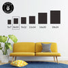 10Pk Black Stretched Canvas
