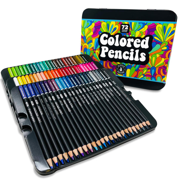 Corslet Multicolour 72 Pcs Oil Based Colour Pencils Set with Box
