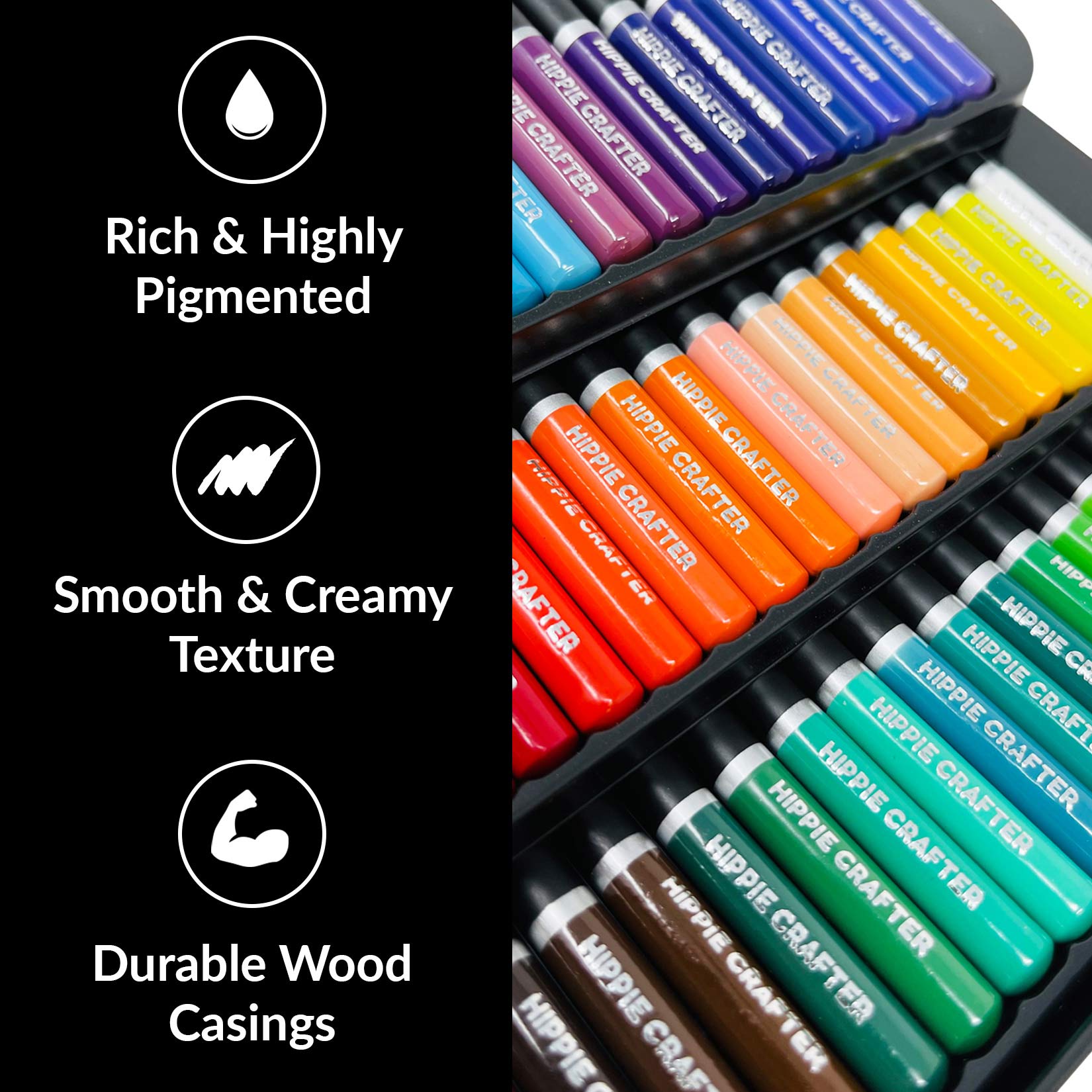 Easy Blending Colored Pencils