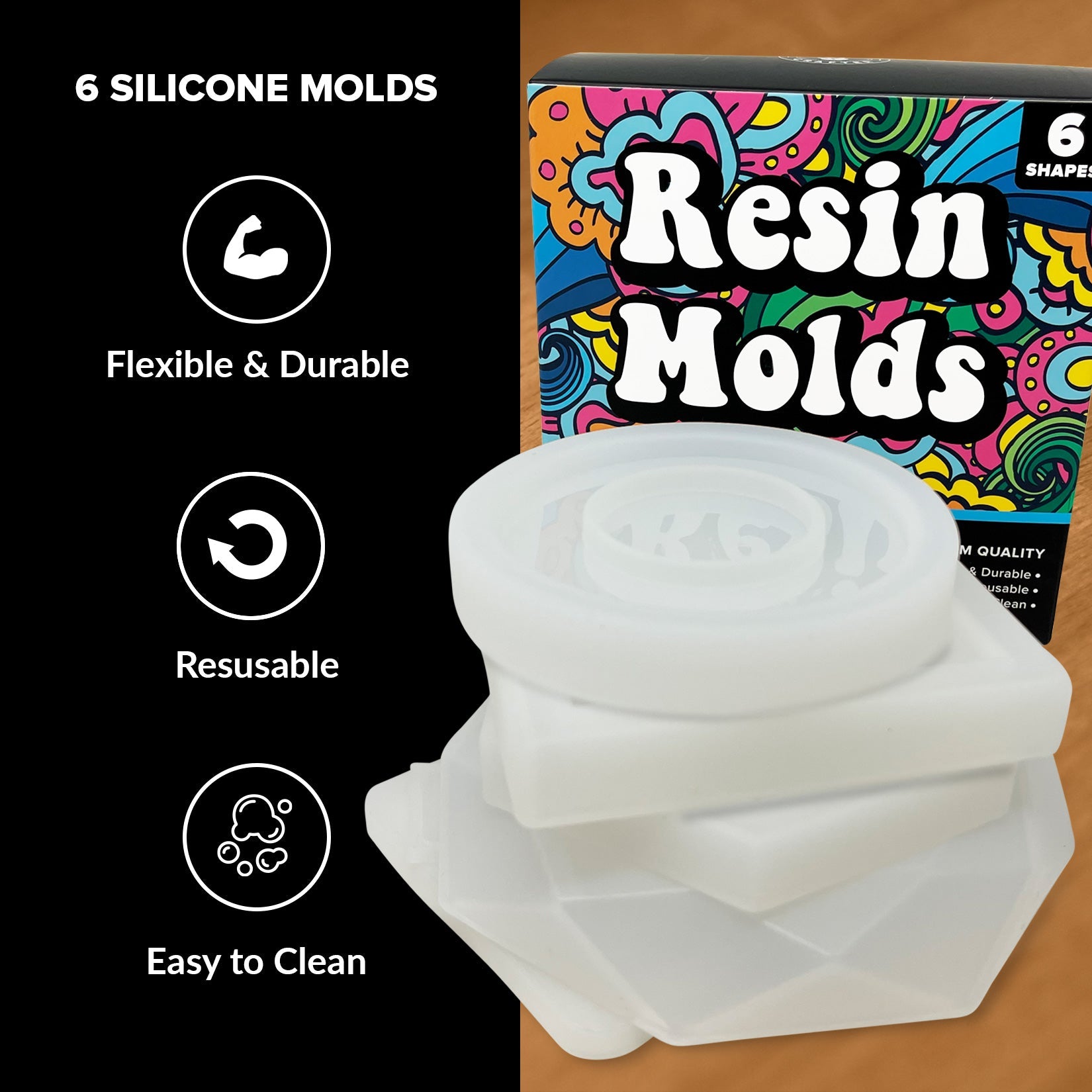 Epoxy resin store molds for sale