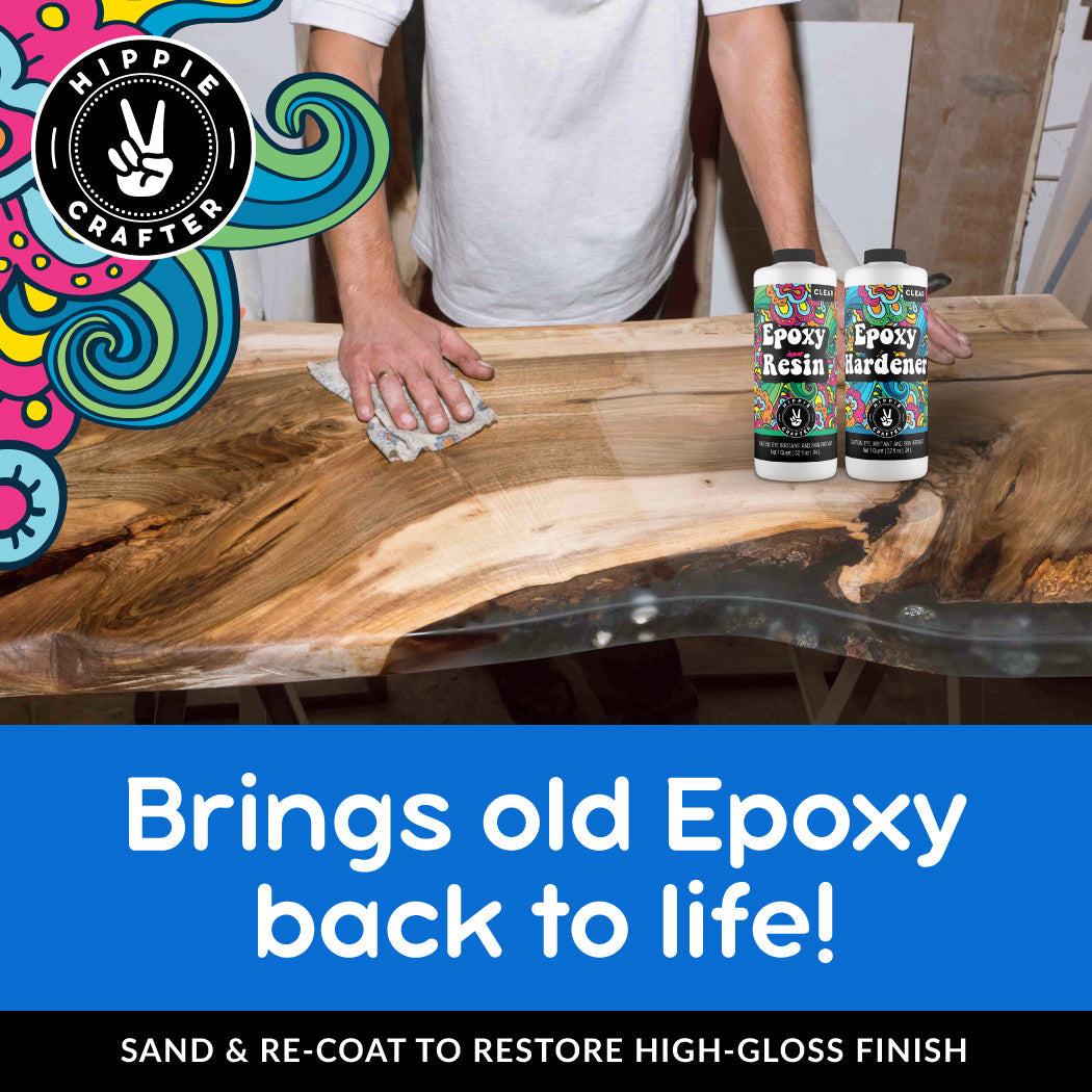 Hippie Crafter Epoxy Resin Kit 1/2 Gallon Clear