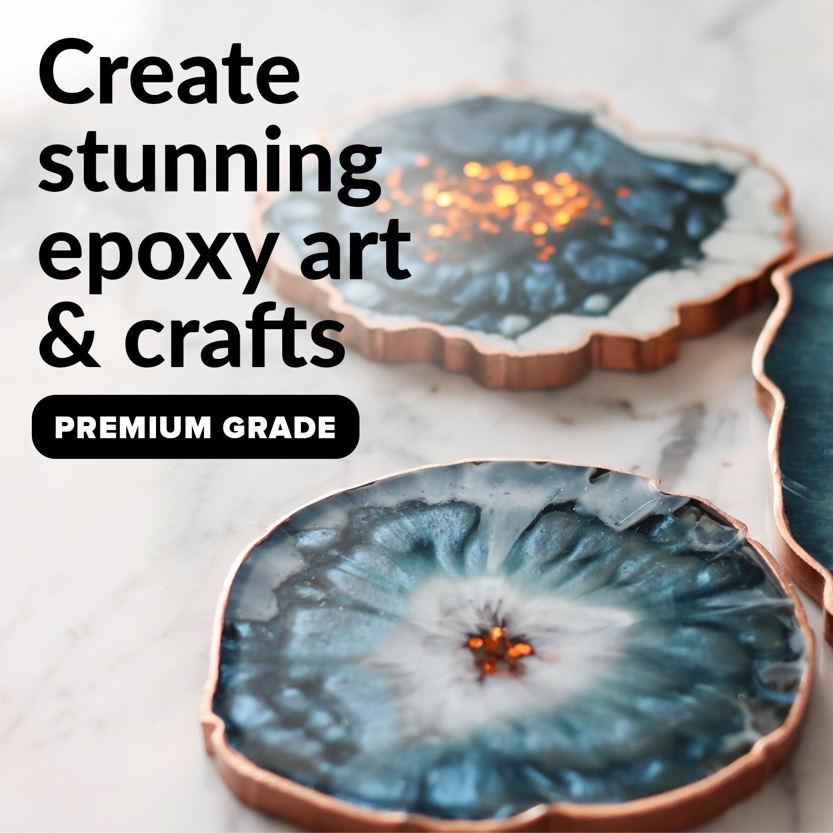 DIY Epoxy Resin Arts & Crafts Activity Kit, 41 Piece – Varieties Hub Co.
