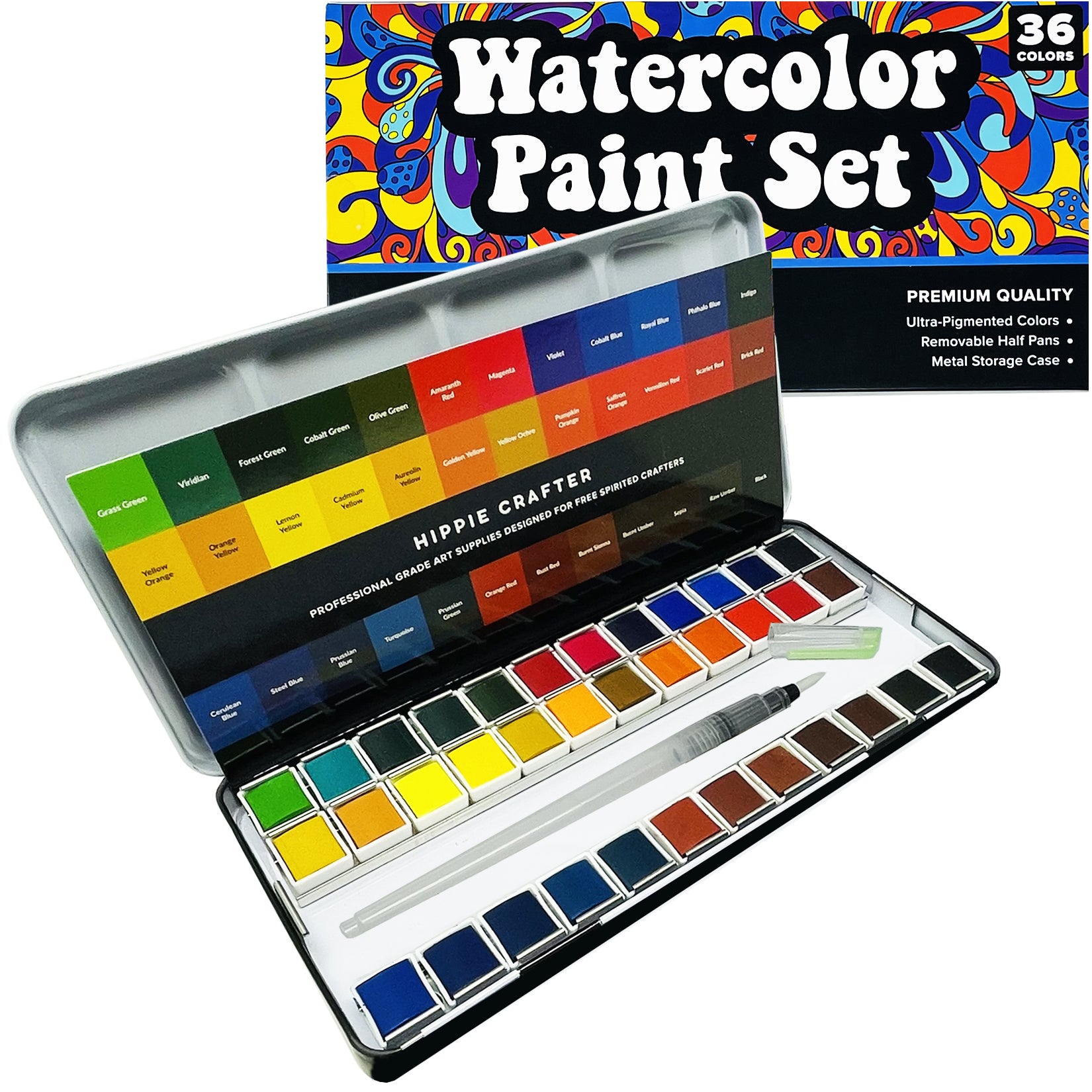 10-Color Watercolor Paint Set – Stone Art Supply