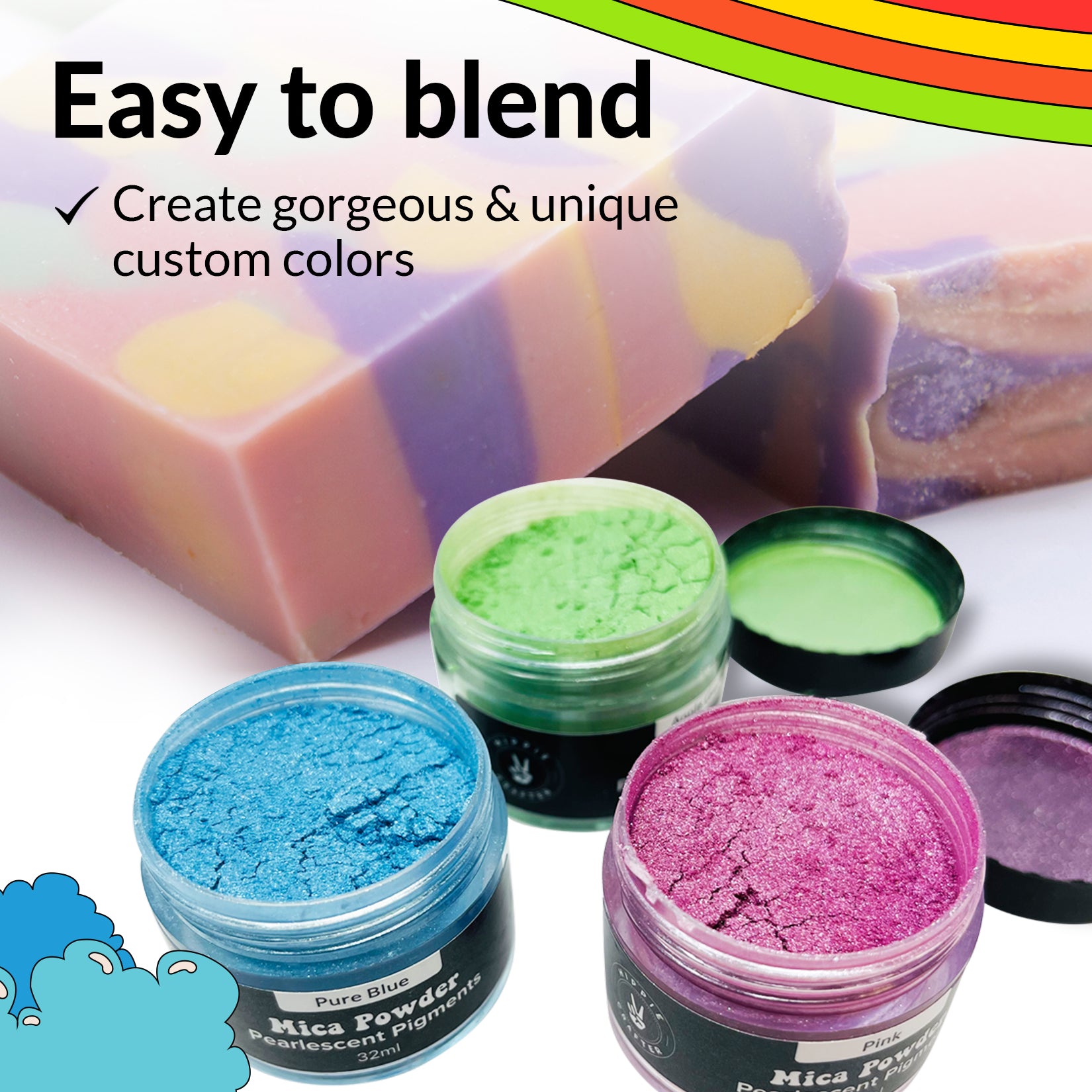 10g Mica Powder Packet - Available in Multiple Colours 10g Mica Powder Packet - Available in Multiple Colours