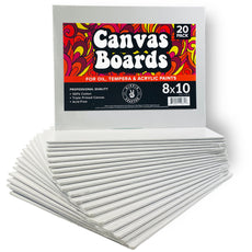 20 Pk Canvas Boards