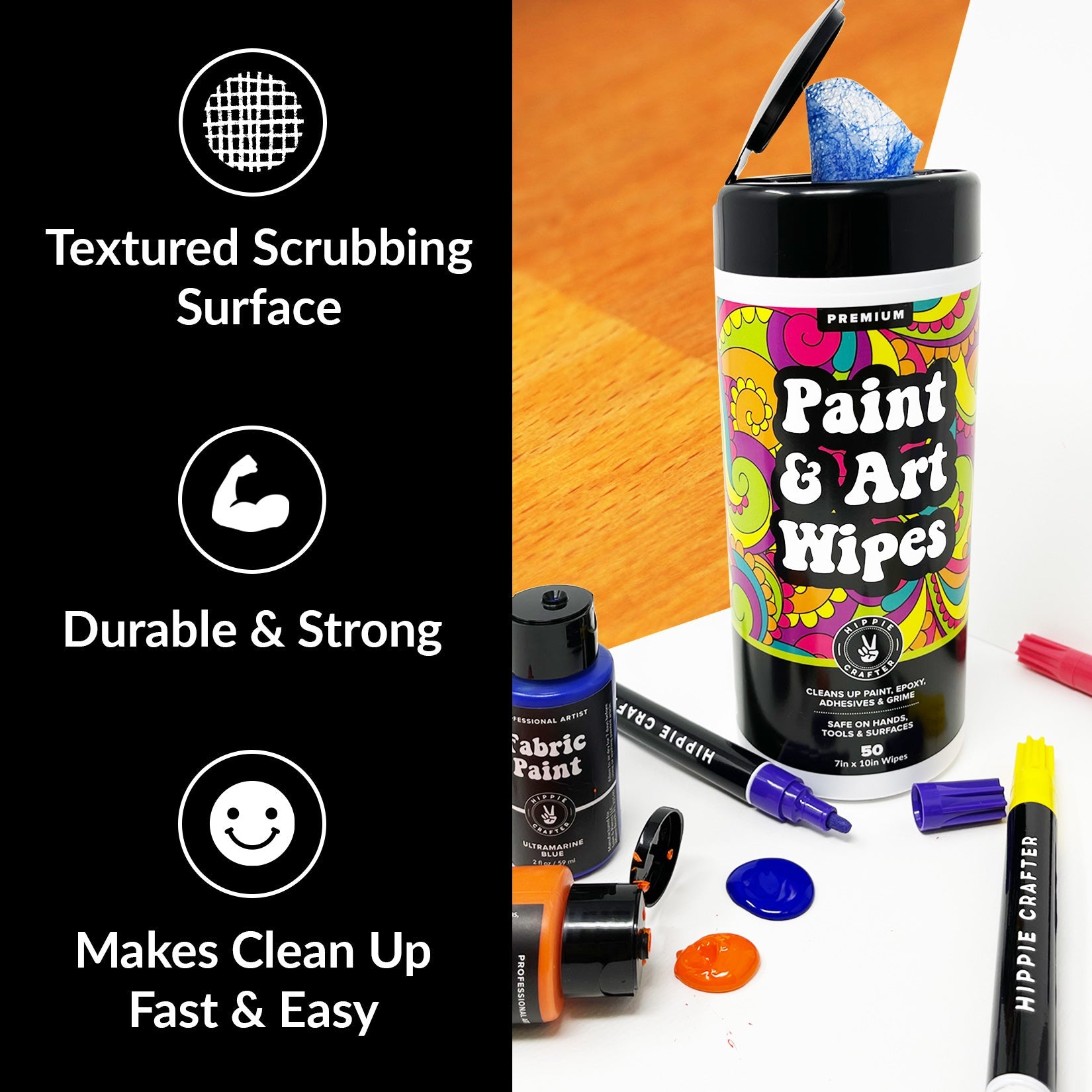 Painting Consumables - Paint & Art Wipes